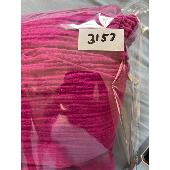 Sonoma Womens Button-Down Dress 2X Purple 100% Cotton V-Neck Beachy Resort - Picture 11 of 11